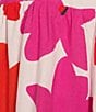 GB Floral Printed Linen Blend Halter Mini Dress, Color:Pink Multi - Image 3