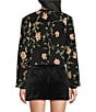 GB Floral Round Neck Cropped Jacket - Image 2