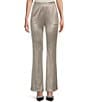 Color:Silver - Image 1 - Coordinating Knit Foiled Jersey Lounge Pant