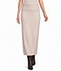 GB Fold Over Coordinating Sweater Maxi Skirt - Image 1