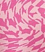 Color:Pink Multi - Image 3 - Geometric Swirl Print Sweater Dress