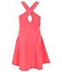 Color:Neon Pink - Image 2 - Big Girls Active 7-16 Tennis Dress