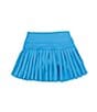 Color:Diva Blue - Image 1 - Little Girls 2T-6X Active Mini Pleated Tennis Skirt