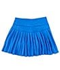 GB Little Girls Active Mini Pleated Tennis Skirt, Color:Blue - Image 1