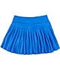 GB Big Girls Active Mini Pleated Tennis Skirt, Color:Blue - Image 1