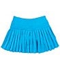 Color:Diva Blue - Image 1 - Big Girls 7-16 Active Mini Pleated Tennis Skirt