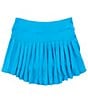 Color:Diva Blue - Image 2 - Big Girls 7-16 Active Mini Pleated Tennis Skirt