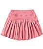 Color:Fuchsia - Image 2 - Little Girls 2T-6X Active Mini Pleated Tennis Skirt