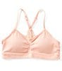 Color:Blush - Image 1 - Girls Big Girls 7-16 Seamless Lace-Racerback Bra