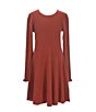 Color:Clay - Image 1 - Girls Big Girls 7-16 Sweater Dress