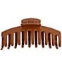 Color:Chocolate Brown - Image 1 - Girls Claw Clip