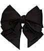 GB Girls Double Loop Satin Alligator Clip Bow - Image 1