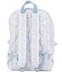 GB Girls Quilted Floral Bow Ruffle Backpack - Image 2