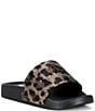 GB Girls' Fyffer Leopard Embellished Slide Sandals (Youth) - Image 1