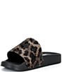 GB Girls' Fyffer Leopard Embellished Slide Sandals (Youth) - Image 4