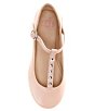 Color:Seashell Sand - Image 5 - Girls Girls' Bizzie-Girl Studded Leather T-Strap Mary Janes (Youth)