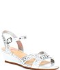 Color:Silver - Image 1 - Girls' Glammee-Girl Jeweled Wedge Dress Sandals (Youth)