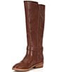 Color:Whiskey Wood - Image 4 - Girls' Jessie-Girl Leather Tall Riding Boots (Infant)