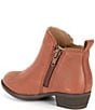 Color:Toffee - Image 3 - Girls' Jovi-Girl Leather Western Inspired Booties (Infant)