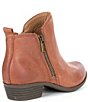Color:Toffee - Image 2 - Girls' Jovi Leather Side Zip Booties (Youth)