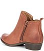 Color:Toffee - Image 3 - Girls' Jovi Leather Side Zip Booties (Youth)