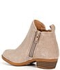 Color:Taupe - Image 3 - Girls' Jovi Suede Side Zip Booties (Infant)
