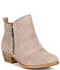 Color:Taupe - Image 1 - Girls' Jovi-Girl Suede Side Zip Booties (Youth)