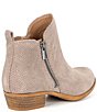 Color:Taupe - Image 2 - Girls' Jovi-Girl Suede Side Zip Booties (Youth)