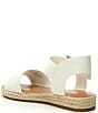 Color:White - Image 3 - Girls' Kaygan Leather Espadrille Family Matching Flat Sandals (Youth)