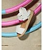 Color:White - Image 5 - Girls' Kaygan-Girl Leather Two-Piece Espadrille Family Matching Sandals (Toddler)
