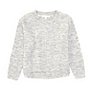 Color:Heather - Image 1 - Girls Little Girls 2-6X Ribbed Neck Seamed Sweater