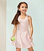 Color:Pink - Image 4 - Little Girls 2-6X Tennis Dress