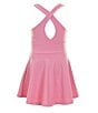Color:Fuchsia Pink - Image 2 - Little Girls 2-6X Tennis Dress