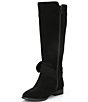 Color:Black - Image 4 - Girls' Lucie Suede Bow Detail Boots (Toddler)