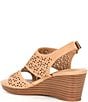 Color:Dark Sierra Tan - Image 3 - Girls' Mae Perferated Wedge Sandals (Youth)