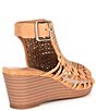 Color:Sand - Image 2 - Girls' Meggie-Girl Perforated Leather Wedges (Toddler)