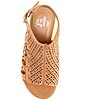 Color:Sand - Image 5 - Girls' Meggie-Girl Perforated Leather Wedges (Toddler)