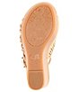 Color:Sand - Image 6 - Girls' Meggie-Girl Perforated Leather Wedges (Toddler)