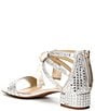 Color:Light Gold - Image 3 - Girls' Neely Bow-Tie Rhinestone Family Matching Dress Sandals (Toddler)