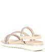 Color:Bisque - Image 3 - Girls' Remi Bling Band Suede Sandals (Toddler)