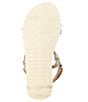 Color:Bisque - Image 6 - Girls' Remi Bling Band Suede Sandals (Youth)