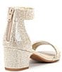 Color:Sand Gold - Image 2 - Girls' Roniiee Rhinestone Ankle Strap Dress Sandals (Toddler)