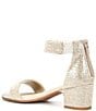 Color:Sand Gold - Image 3 - Girls' Roniiee Rhinestone Ankle Strap Dress Sandals (Toddler)