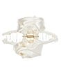 Color:Ivory - Image 1 - Girls Rosette Claw Clip
