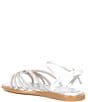 Color:Chalk/Silver - Image 3 - Girls' Rosie Bling Flat Sandals (Youth)