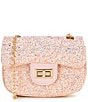GB Girls Sequin Glitter Crossbody, Color:Pink - Image 1