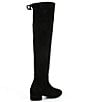 Color:Black - Image 2 - Girls' Trilla Suede Over-the-Knee Boots (Youth)