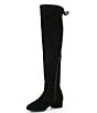 Color:Black - Image 4 - Girls' Trilla Suede Over-the-Knee Boots (Youth)