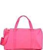 Color:Hot Pink - Image 2 - Girls Weekend Letters Weekender Bag