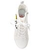 Color:White - Image 5 - Girls' Yinnie High Top Patch Sneakers (Youth)